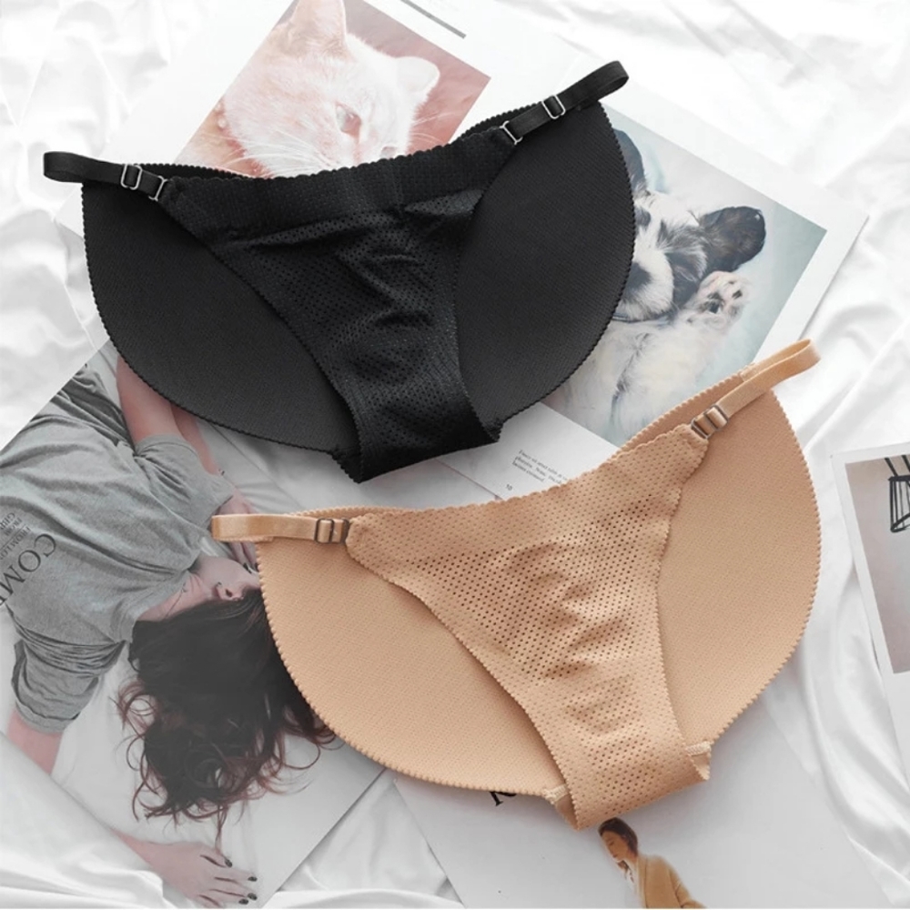 Women Sponge Padded Push Up Panties Butt Lifter